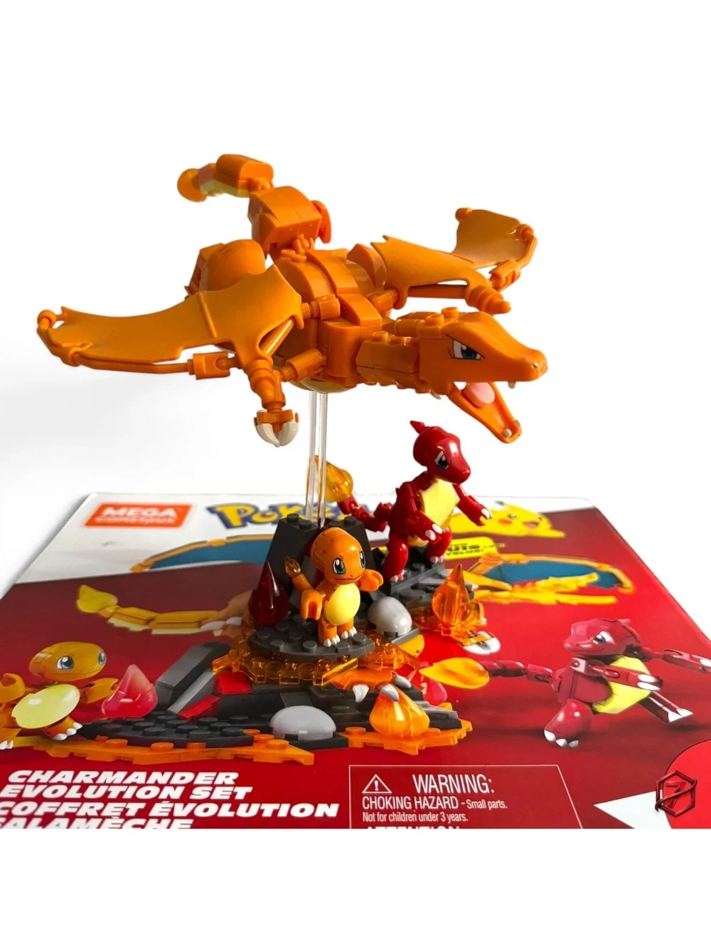 Mega Construx Pokémon Charmander Evolution Set HFG06 313pc Near Complete w/ Box